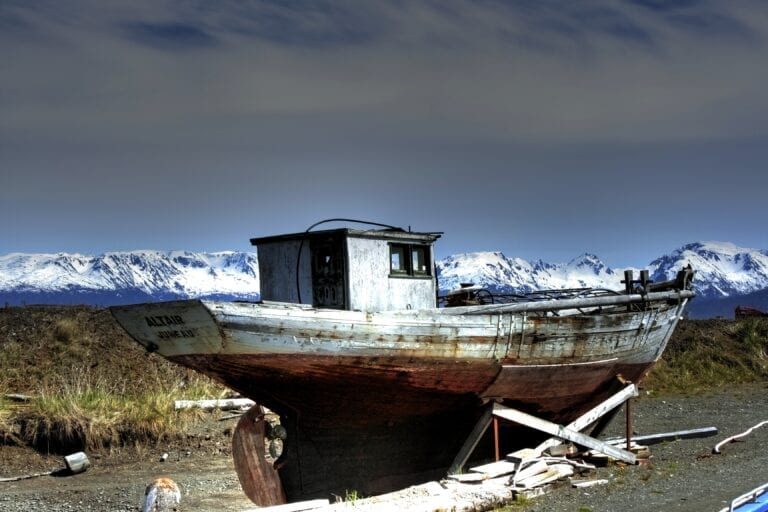 Old Fishing Boat in Alaska