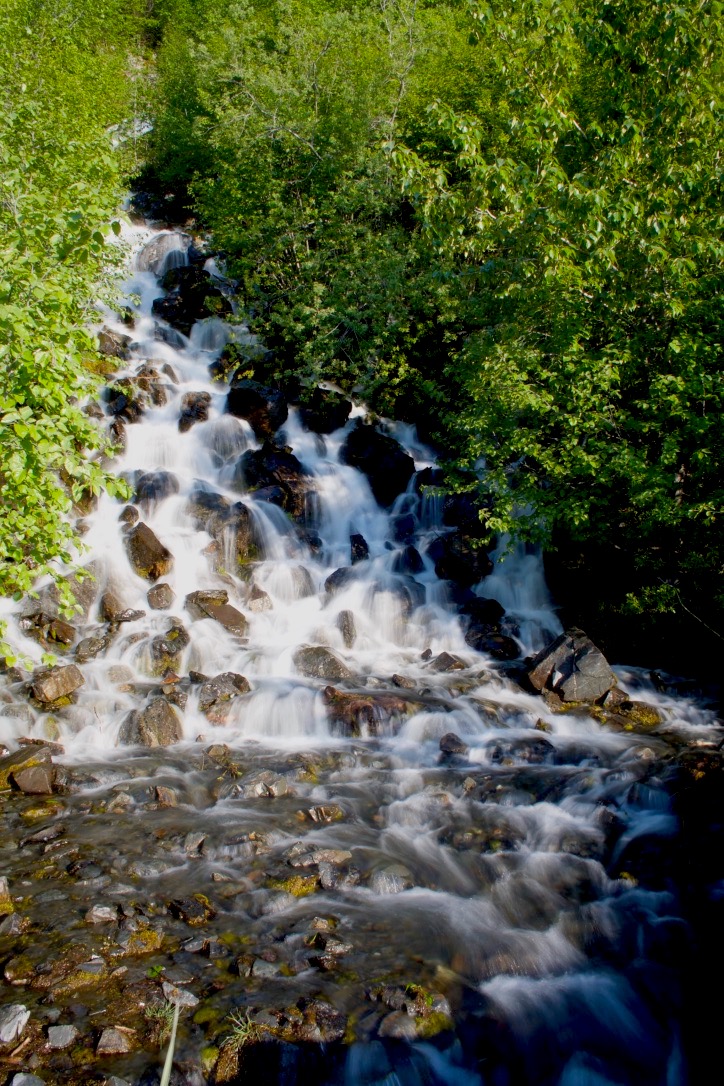 Whittier, Alaska waterfall