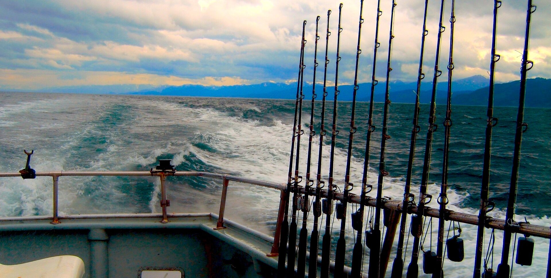 Alaska fishing charter boat